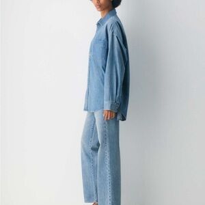 Denim Forum The '80s Comfy Denim Shirt from Aritzia
